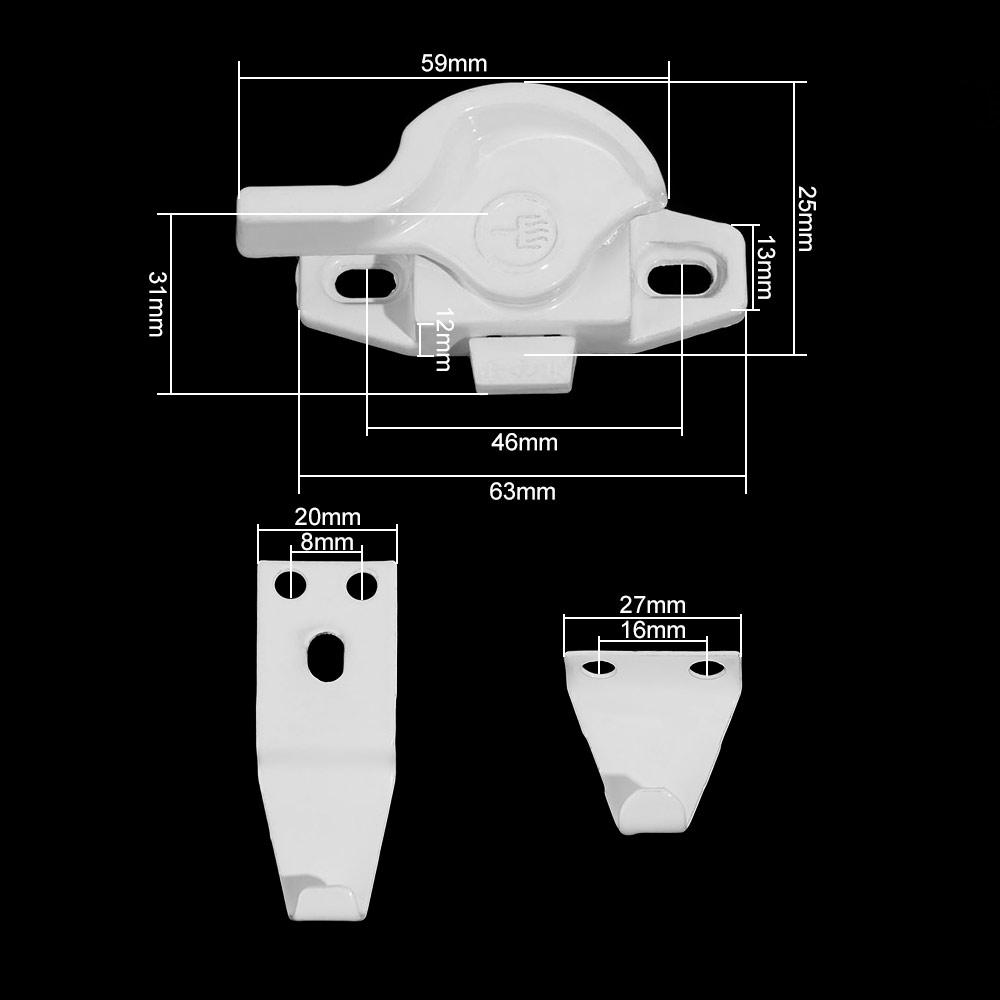 Furniture Hardware Fitting - قفل نافذة من سبيكة الأجهزة، قفل