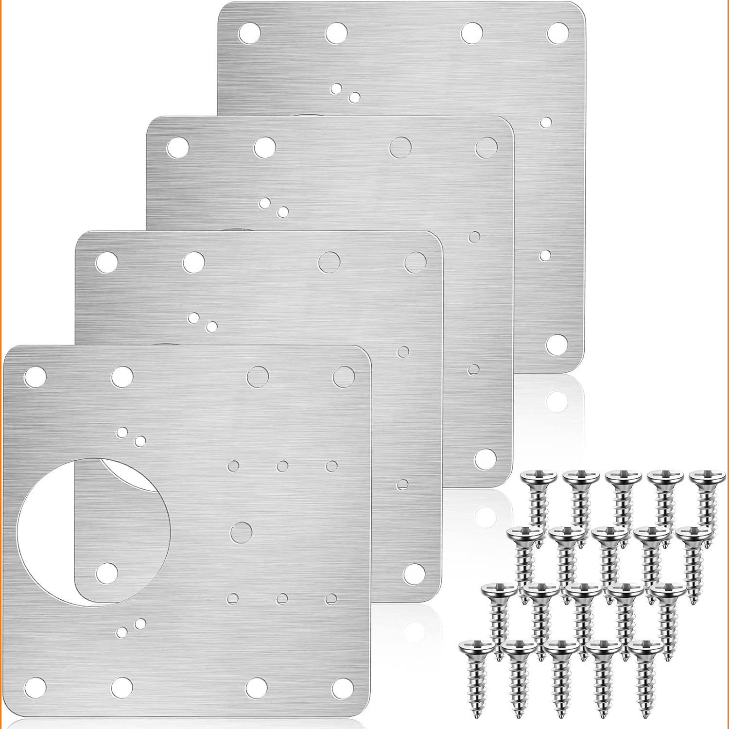 Cabinet Hinge Overlay - طقم لوحة إصلاح مفصلات الخزانة، لوحة