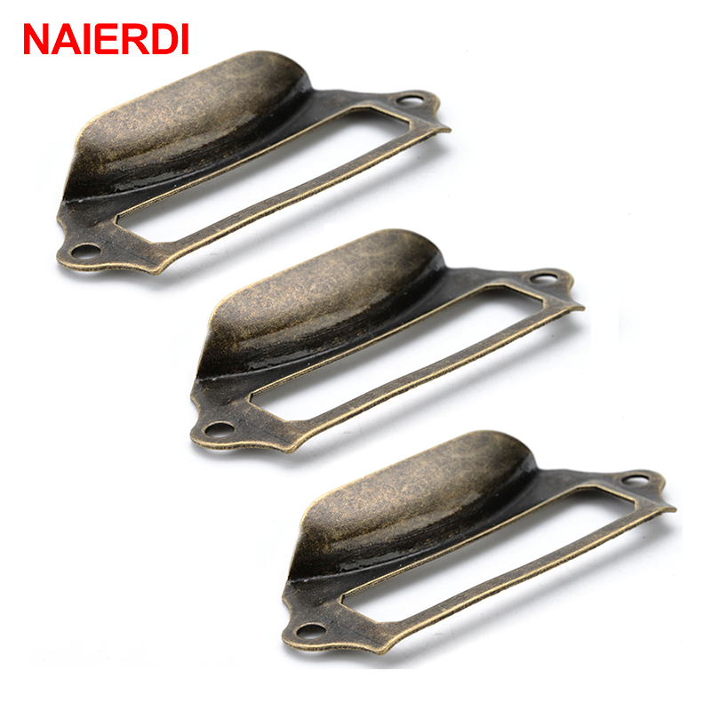 Furniture Hardware Names - 10 قطعة NAIERDI العتيقة مقابض مربع