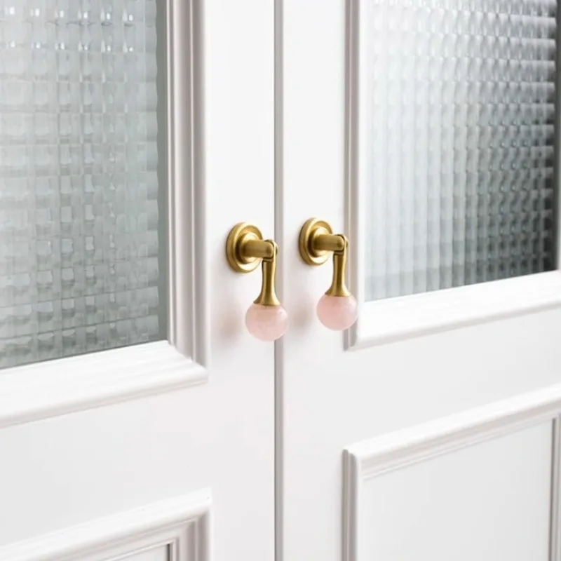 الأبيض كريستال الكرة + مقابض ل - مراجعة Furniture Hardware Drop Pulls وسعره